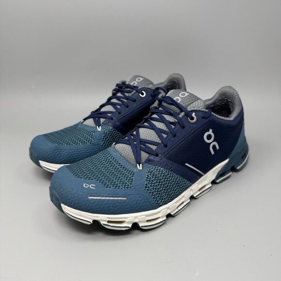 ON CLOUDFLYER 4 Womens Size 10 Athletic Running Sneakers Blue Teal White - Picture 4 of 10
